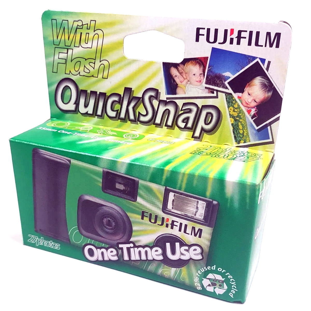 Fujifilm 27 exposure disposable single use camera with flash
