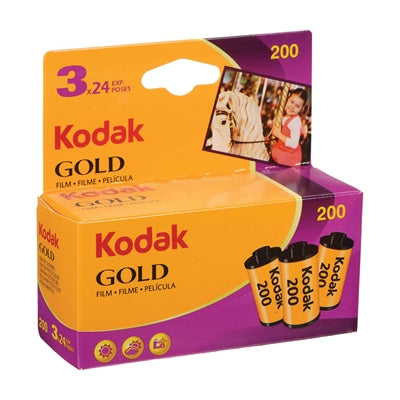 Kodak gold 24 exposure pack of 3