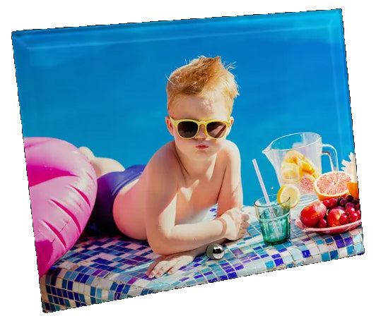 Landscape glass sublimation with Pegs